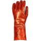 STANDARD Gants PVC 36cm, rouge enduit