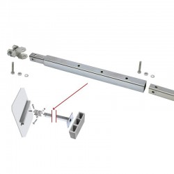 Prolongateur de fixation pour miroir pour industrie inox