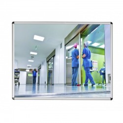 Miroir plat avec cadre alu  400x600 mm