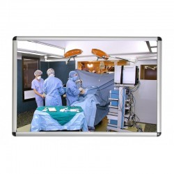 Miroir plat avec cadre alu  400x1200 mm