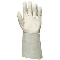 TT FLEUR VACHETTE Gants, manchette croûte 15 cm