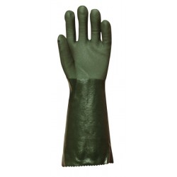 CHIMIQUE Gants PVC verts, 40 cm Actifresh®
