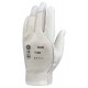 FLEUR CHÈVRE Gants maîtrise dos jersey blanc