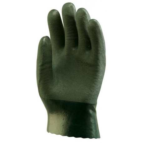 CHIMIQUE Gants PVC verts, 27 cm, Actifresh®