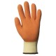 EUROGRIP 10L800 Gant tricoté polyester 10G, paume et pouce enduits latex adhérisé orange T8