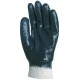 ÉCONOMIQUE Gants coton jersey, dos enduit nitrile bleu