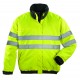 HI-WAY Blouson réversible 2/1, 300D poly. end.PU, jaune/noir, sachet brochable