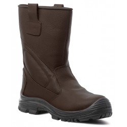 PIEMONTITE S3 Botte fourrée cuir buffle marron composite SRC CI