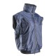 ZEFLY Blouson matelassé, manches, doublure et col amovibles, marine