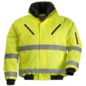 ROADWAY FLY Blouson hi-viz 2/1, 300D poly., col doublure manches amov., jaune