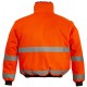 ROADWAY FLY Blouson hi-viz 2/1, 300D poly., col doublure manches amov., orange