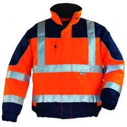 AIRPORT Blouson Breathane hi-viz, 3M, orange/marine