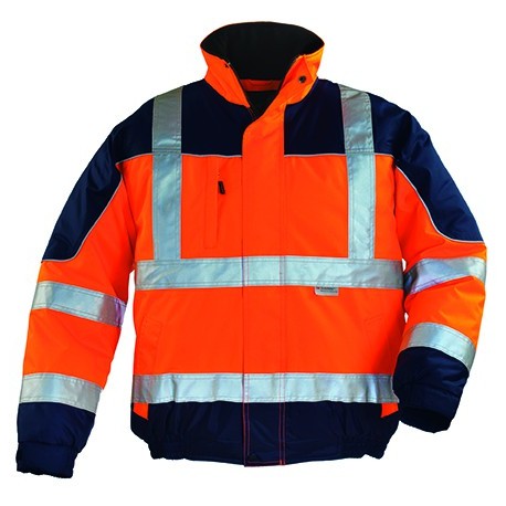 AIRPORT Blouson Breathane hi-viz, 3M, orange/marine