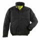 HI-WAY Blouson réversible 2/1, 300D poly. end.PU, jaune/noir, sachet brochable