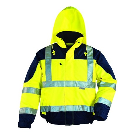 AIRPORT Blouson Breathane hi-viz, 3M, jaune/marine