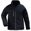 YANG WINTER Parka Softshell, déperlant et respirant, capuche, noir