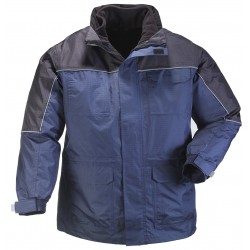 RIPSTOP 4/1 Parka imper., marine/noir, int polaire 280g/m²