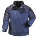 RIPSTOP 4/1 Parka imper., marine/noir, int polaire 280g/m²