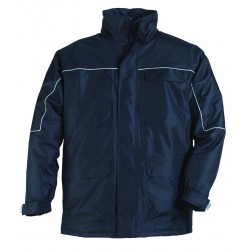 RIPSTOP Parka imper., noir/noir, int polaire 280g/m²
