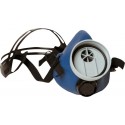 EURMASK UNO Demi-masque en caoutchouc, pour 1 filtre (l'unité)