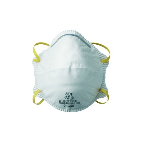 FFP1 NR D SL Masque coque (la boîte de 20 masques)