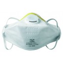 FFP1 NR D SL Masque pliable valve (la boîte de 20 masques)