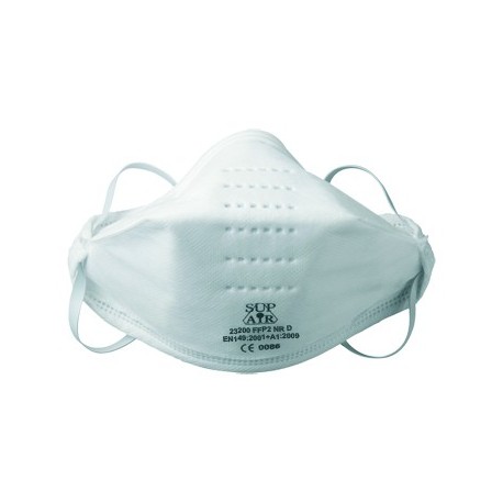 FFP2 NR D SL Masque pliable (la boîte de 20 masques)