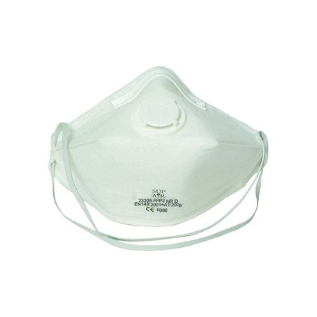 FFP2 NR D SL Masque pliable valve (la boîte de 20 masques)