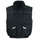 RIPSTOP 2/1 Blouson imper. multipoche, manches amov., noir