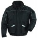 RIPSTOP 2/1 Blouson imper. multipoche, manches amov., noir