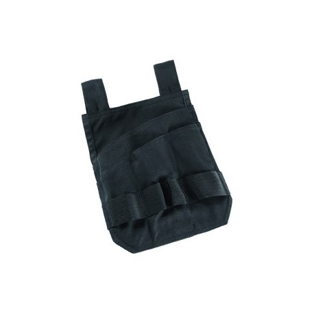 Poche amovible Droite, noir (la pièce)