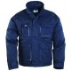 NAVY Veste de travail, coton-poly, marine/gris, 245g/m²