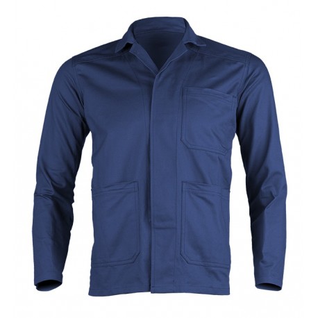 INDUSTRY Veste 65-35%poly-coton, bleu royal, 245 g/m²