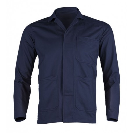 INDUSTRY Veste 65-35%poly-coton, bleu marine, 245g/m²