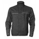 OUTGEAR Veste, 60% coton, 40% polyester, noir, 300g/m²