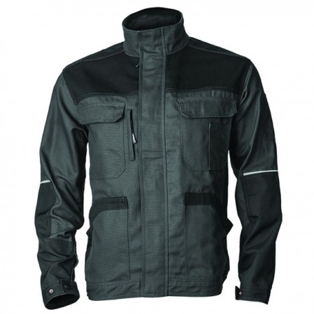 SMART CANVAS Veste, 60% coton, 40% polyester, gris, 300g/m²