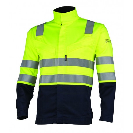 THOR Veste multir., 78%cot./20%poly./2% antistat., jaune, 300g/m²