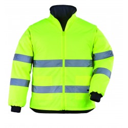 ROADWAY Veste 2/1, 300D poly., int. polaire, jaune