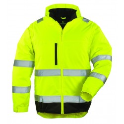 HI-WAY Xtra Veste 2/1 hi-viz, 300D polyester , jaune/noire