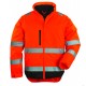 HI-WAY Xtra Veste 2/1 hi-viz, 300D polyester, orange/noire